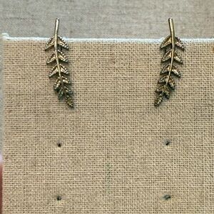 Gold Leaf Earrings
